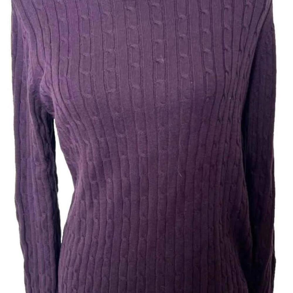 Croft & Barrow Women's Cable Knit Sweater – Sizes S M XXL – $15